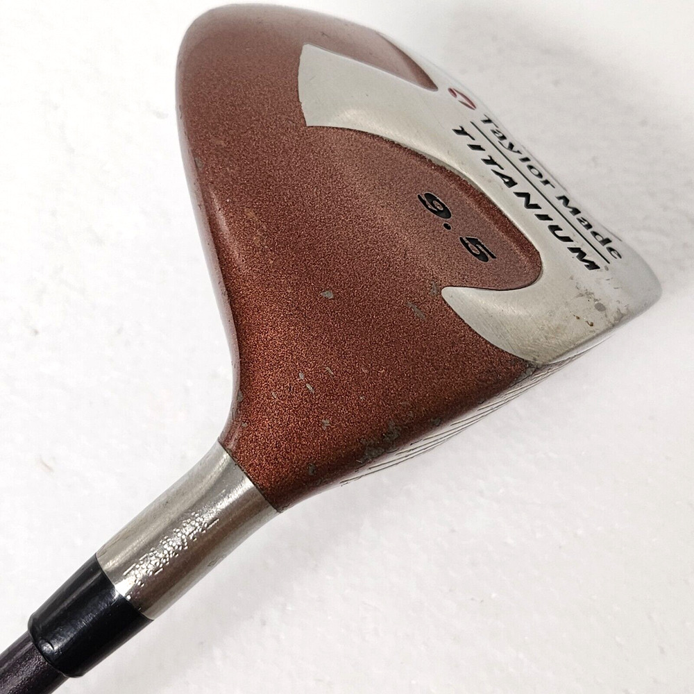 TaylorMade Titanium 9.5° Driver Bubble Graphite Regular RH 45.5" (Bad Grip) - Picture 4 of 15
